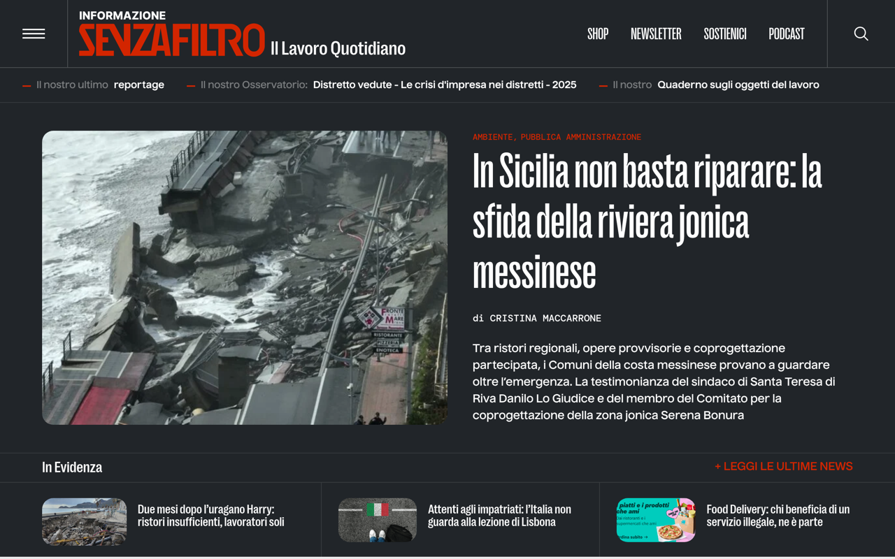 Screenshot di Informazione Senza Filtro