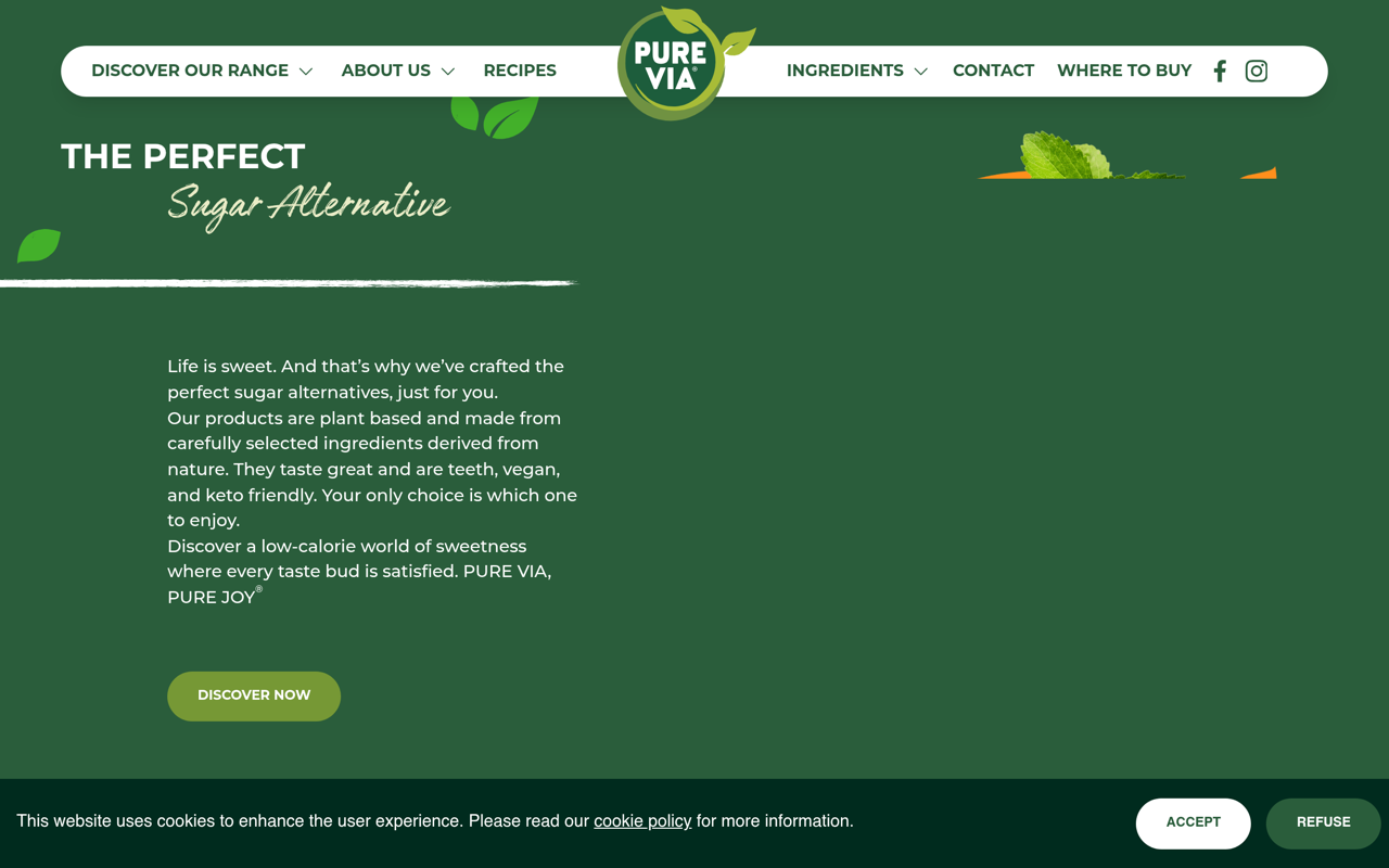 Screenshot di Pure Via